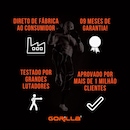 Luva Boxe 12Oz Lifestyle Essencial Black Classic Gorilla Muay Thai kickboxing Fight Combate - Foto 6