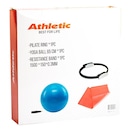 Kit de Pilates Athletic com Anel de Pilates - 38cm + Bola de Ginástica - 65cm com Bomba + Faixa Elástica - Foto 3