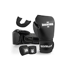 Kit Boxe Luva 12 Oz + Bandagem Elástica + Protetor Bucal Moldável Gorilla - Foto 3