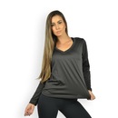 Camiseta Lavicta Manga Longa Fitness Dry Fit - Feminina - Foto 1