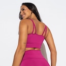 Top Fitness com Bojo Honey Be com Alcinhas Cruzadas TP1474 - Adulto - Foto 2