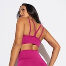 Top Fitness Honey Be com Alcinhas Duplas de Viés TP1475 - Adulto - Foto 3