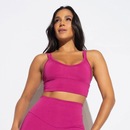 Top Fitness Honey Be com Alcinhas Duplas de Viés TP1475 - Adulto - Foto 1