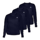 Camiseta Muvin Dry Basic LS Manga Longa FPS50 - Feminino - 3 Unds - Foto 1