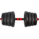 Kit Musculação Completo Yangfit com Barra Anilha + Halter Kettlebell - 30kg - Foto 7