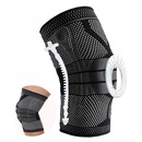 Joelheira Compressão Veiddorn Pad Silicone Aço flexível Estabilidade Cross - Foto 3