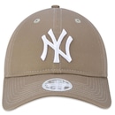 Boné Aba Curva New Era 9Twenty Mlb New York Yankees - Strapback - Feminino - Foto 2