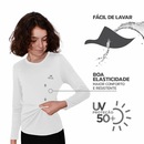 Camiseta Muvin Manga Longa Dry Basic LS FPS50 - Infantil - Foto 5