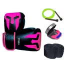 Luva de Boxe Troia Light + Corda + Protetor Bucal Duplo + Bandagem - Foto 1