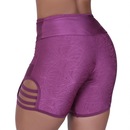 Bermuda Orbis Fitness Cirrê Liso e Relevo - Feminina - Foto 4