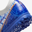 Chuteira Society Nike Jr Zoom Mercurial Vapor 15 Academy CR7 - Infantil - Foto 8