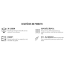 Raquete de Beach Tennis Hupi Carbon Elite 3K Pro 4.0 - Foto 5