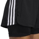 Shorts adidas Pacer 3-Stripes - Feminino - Foto 3