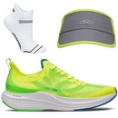 Kit Olympikus Tênis Corre 2 + Viseira Runner + Meia Performance - Unissex - Foto 1