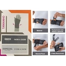 Órtese Munhequeira Hidrolight com Tala Splint - Bilateral - Adulto - Foto 6