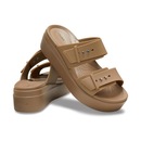 Sandália Crocs Brooklyn Low W Sandal - Feminino - Foto 3