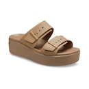 Sandália Crocs Brooklyn Low W Sandal - Feminino - Foto 5
