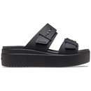 Sandália Crocs Brooklyn Sandal Low Wedge - Feminino - Foto 1