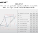Bicicleta Aro 700 Athor Speed Estrada VOne Freio Side Pull Shimano 14 Velocidades - Foto 6