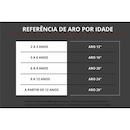 Bicicleta Aro 16 Athor Baby Girl com rodinha Freio V-Brake 1 Velocidade - Infantil - Foto 4