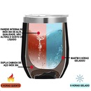 Copo Térmico Gold Sports Small de Aço Inoxidável 304 BPA- Free com Tampa - 300ml - Foto 3