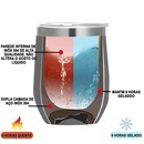 Copo Térmico Gold Sports Small de Aço Inoxidável 304 BPA- Free com Tampa - 300ml - Foto 3