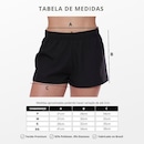 Shorts Curto Resina Esportivo - Feminino - Foto 3