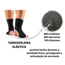 Tornozeleira Elástica Hidrolight Bamboo Compressão - Foto 6