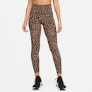 Calça Legging Nike Dri-FIT One Leopard - Feminina - Foto 1