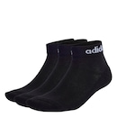 Kit de Meias Sapatilha adidas Logo Linear Ankle Com 3 Pares - Adulto - Foto 1