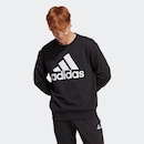 Blusão de Moletom sem Capuz adidas Big Logo - Masculino - Foto 4