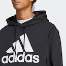 Blusão de Moletom com Capuz adidas Essentials Big Logo - Masculino - Foto 7