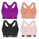 Kit Top Fitness Puma Nadador sem Costura - Feminino - 4 unidades - Foto 2