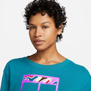 Camiseta NikeCourt Dri-FIT Slam - Feminina - Foto 3