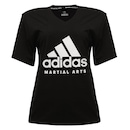 Camiseta adidas Martial Arts - Feminina - Foto 1