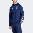 Blusão de Moletinho com Capuz da Itália Tiro 23 adidas - Masculino - Foto 3