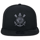 Boné Aba Reta New Era 9Fifty Original Fit Corinthians Futebol - Snapback - Adulto - Foto 2
