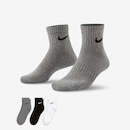 Kit de Meias Cano Média Nike Everyday Lightweight Ankle - Unissex - 3 Pares - Foto 1