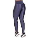 Calça Legging Orbis Fitness Cirrê 3D Recortes Tela Cós Alto - Feminina - Foto 3