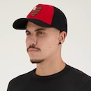 BONÉ ABA CURVA FUTFANATICS FLAMENGO ESCUDO - SNAPBACK - ADULTO - Foto 2
