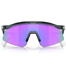 Óculos de Sol Unissex Oakley Hydra Crystal Black Prizm Violet - Foto 3
