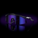 Óculos de Sol Unissex Oakley Hydra Crystal Black Prizm Violet - Foto 7