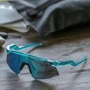 Óculos de Sol Oakley Unissex Hydra Trans Artic Surf Prizm Sapphire - Foto 6