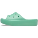Chinelo Crocs Classic Plataform Slide Jade Stone - Feminino - Foto 2