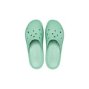 Chinelo Crocs Classic Plataform Slide Jade Stone - Feminino - Foto 5