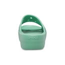 Chinelo Crocs Classic Plataform Slide Jade Stone - Feminino - Foto 6