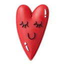 Jibbitz Crocs Red Heart Face - Foto 1