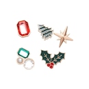 Kit de Acessórios para Sandália Crocs Jibbitz Ornamento Elevado - 5 Unds - Foto 1