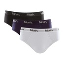 Kit Cuecas Slip Mash Algodão Elástico Conforto - 3 unidades - Adulto - Foto 1
