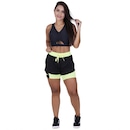 Conjunto Orbis Fitness com Short Soltinho e Interno + Blusa Cropped com Bojo - Feminino - Foto 3